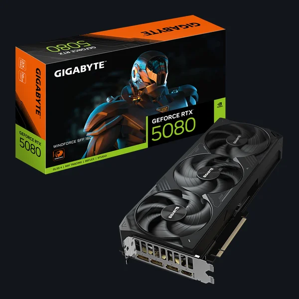 GIGABYTE GeForce RTX 5080 WINDFORCE OC SFF 16G