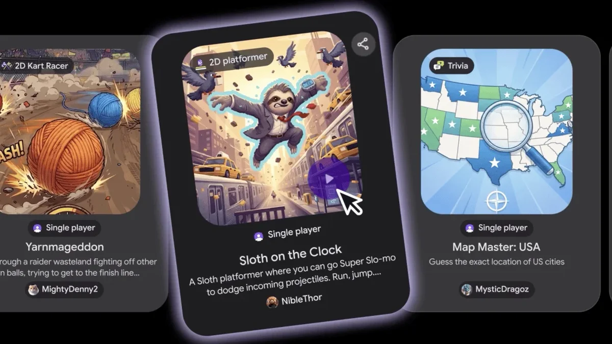 Google Playground jeux IA