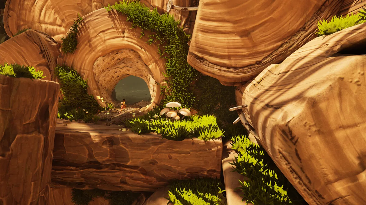 Exploration et survie coopérative dans Brookhollow Park sur Grounded 2
