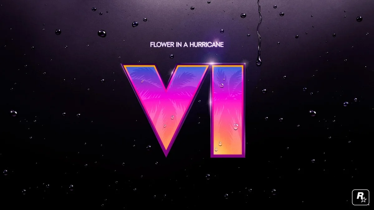 Visuel officiel du single Flower in a Hurricane de Justice pour la bande-son de Grand Theft Auto VI