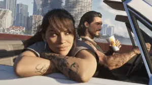 Artwork officiel GTA 6 Jason et Lucia