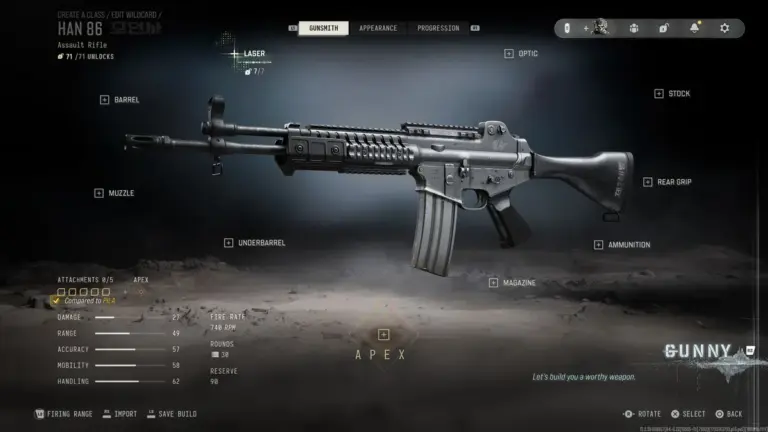 Guide Call of Duty: Modern Warfare 4 : les 3 meilleures classes Han 86 (sans recul, mi-distance et courte portée)