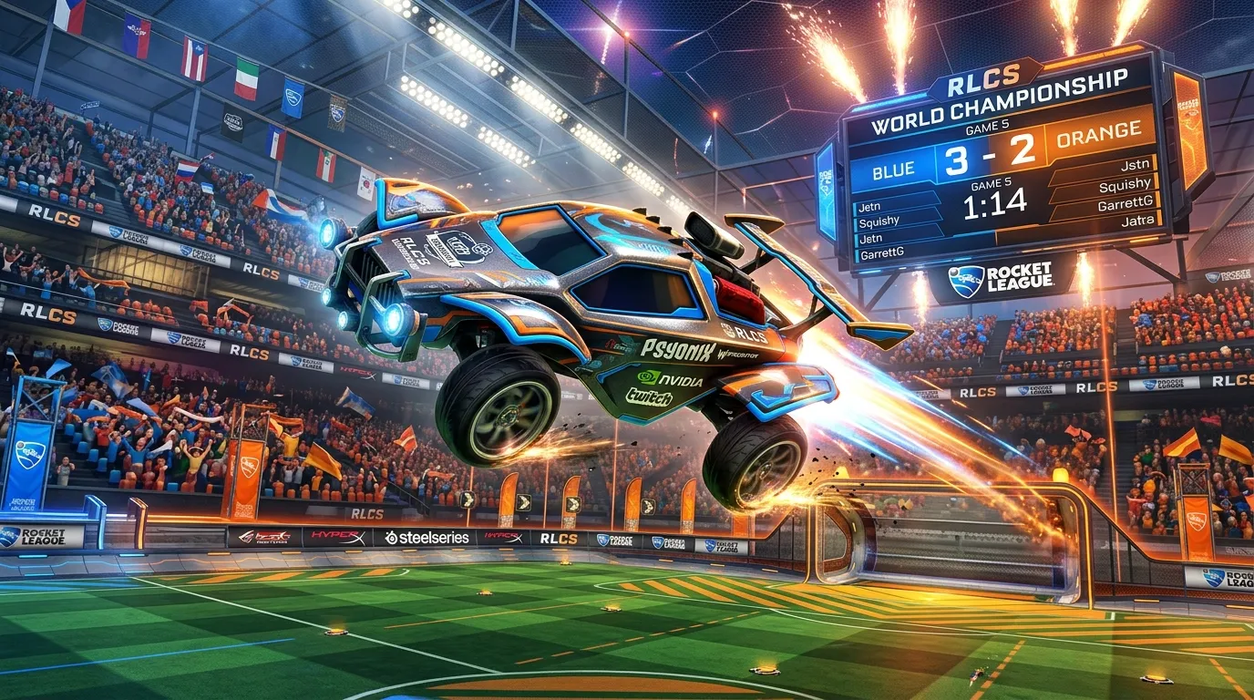 Scène compétitive RLCS