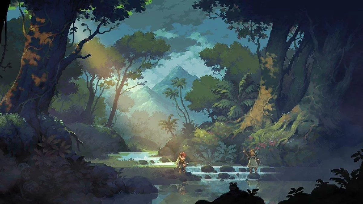 Katana ZERO DLC extrait de gameplay dans la jungle par Askiisoft