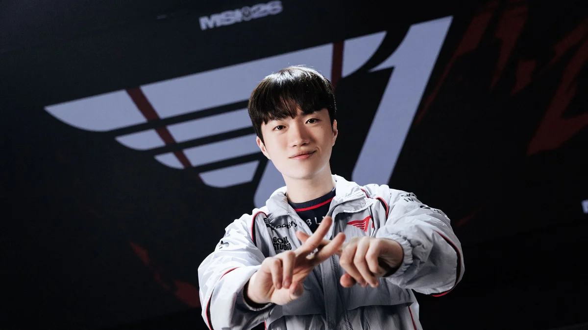 Ryu Keria Min-seok support de T1 lors des Worlds 2026 de League of Legends