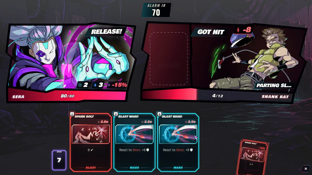 KleptoMagia : sélection et vol de sorts ennemis avant l'affrontement KleptoMagia : mécanique de pillage de sorts et personnalisation du deck avec les Enchants sur PC