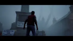 Silent Hill Townfall ambiance brumeuse Konami Screen Burn