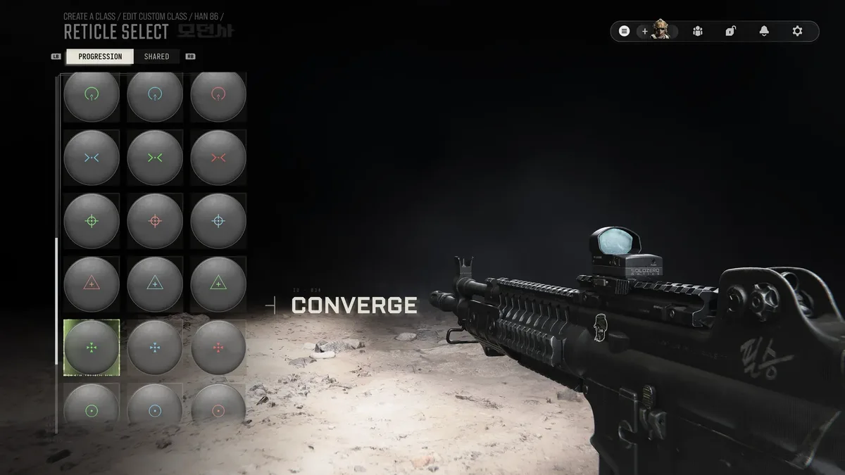 Progression des armes et personnalisation des réticules dans Call of Duty: Modern Warfare 4
