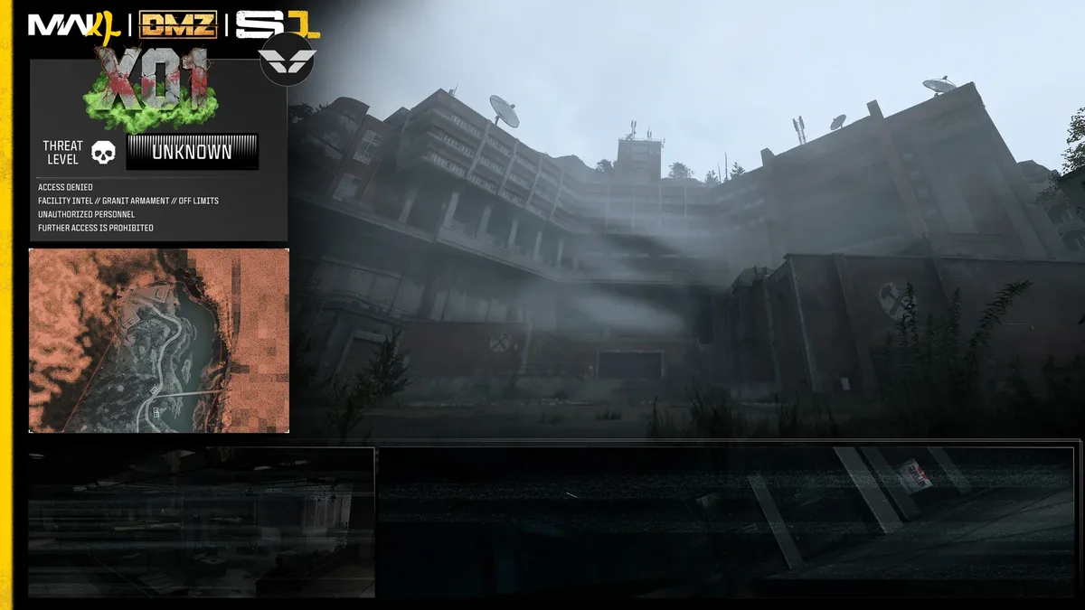 Nouvelle carte DMZ Designation X01 dans Call of Duty Modern Warfare 4 Saison 1