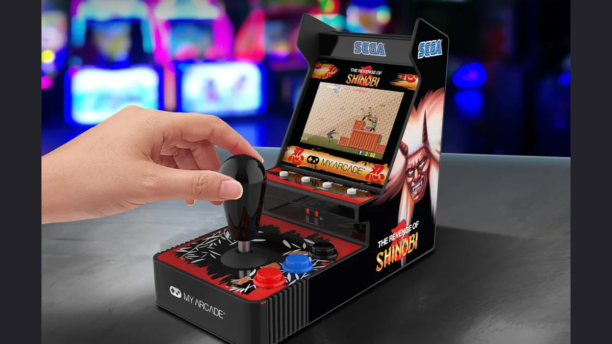 Mini-borne My Arcade Shinobi Joystick Player SEGA avec stick arcade