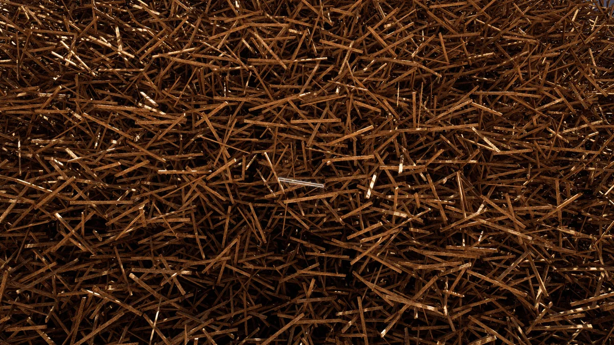 Une aiguille dissimulée parmi 5 millions de brins de paille dans Needle In A Haystack Simulator de Studio Bitdot