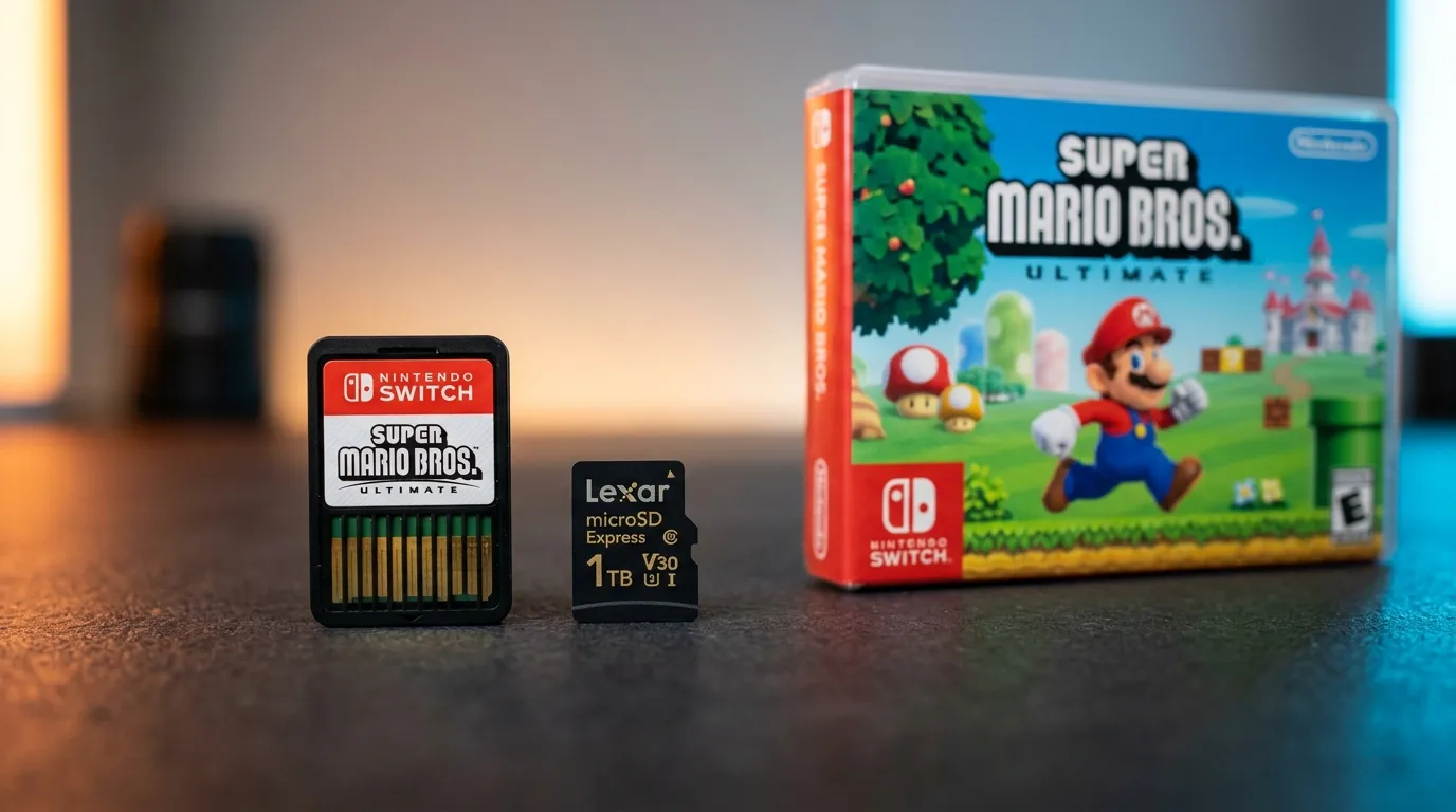 Stockage et cartouche Switch 2