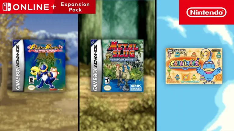 Metal Slug Advance et jeux GBA sur Nintendo Switch Online