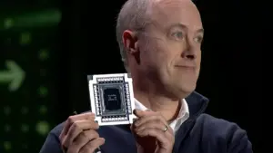 Puce graphique NVIDIA assemblée sur substrat haute densité ABF et interposeur CoWoS