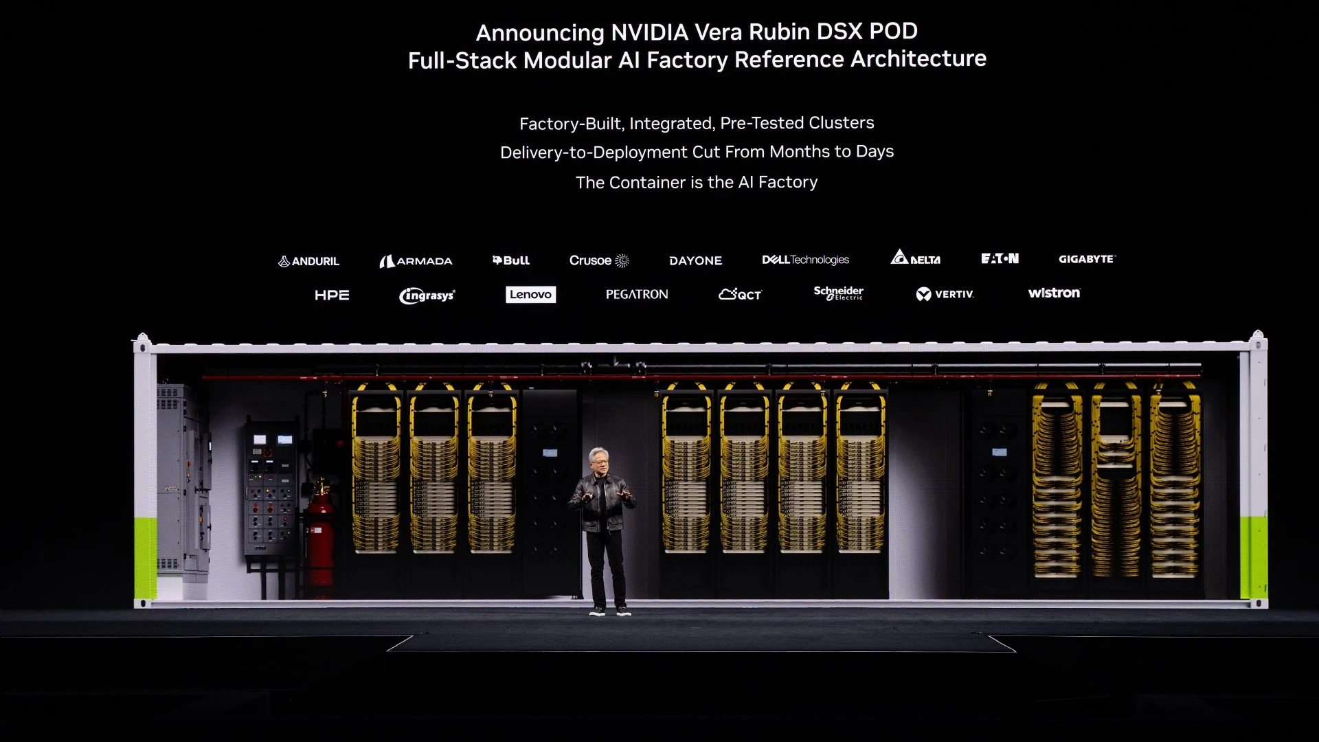 Présentation de l'architecture de référence NVIDIA Vera Rubin DSX Pod déployable en 14 jours