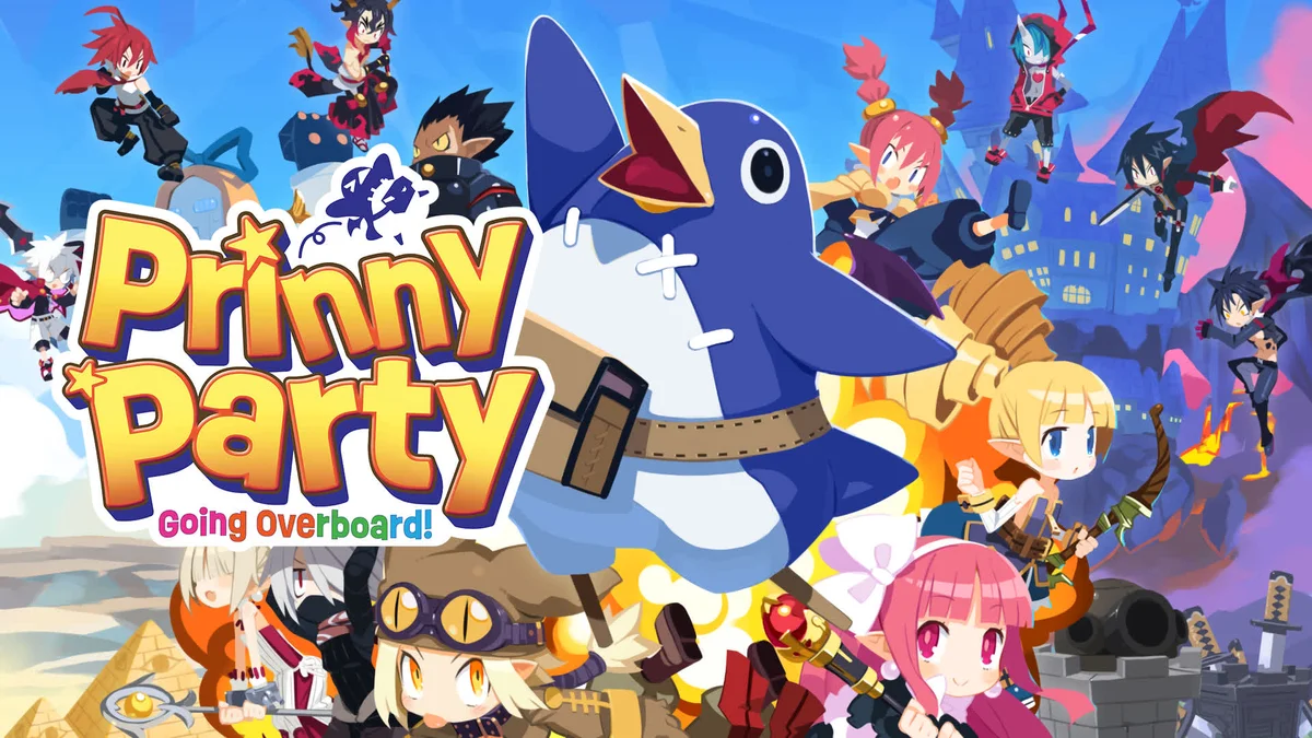 Prinny Party Going Overboard illustration officielle Nintendo Switch 2 et PS5