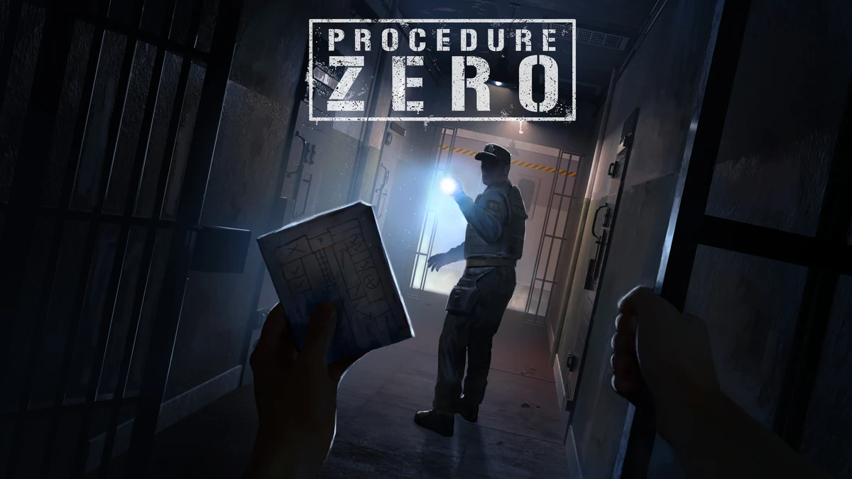 Illustration officielle de PROCEDURE ZERO, jeu d infiltration en prison par Delanivo Games