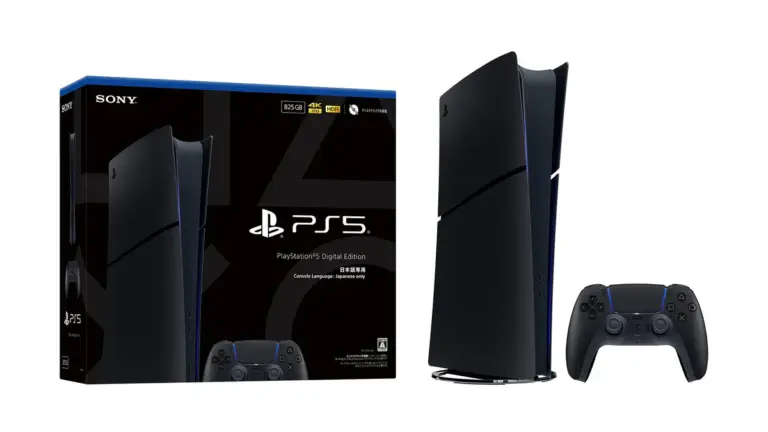 PS5 Digital Edition Midnight Black