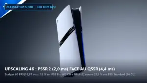 PSSR 2 en 2 ms contre 4,4 ms pour le QSSR : comment le GPU 300 TOPS de la PS5 Pro creuse l&rsquo;écart en 4K face à la PS5