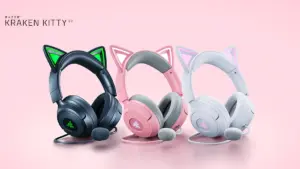 Razer lance le casque filaire USB-C Kraken Kitty V3 à 109,99 € avec son 7.1 et mode Cosplay sur batterie externe