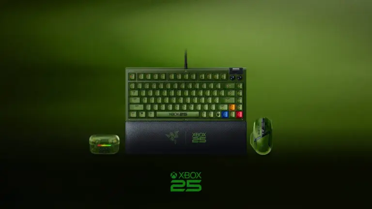 Vert translucide de 2001, capteur 35K et clavier hot-swap à partir de 109,99 € : ce que cache la collection Razer Xbox 25th Anniversary