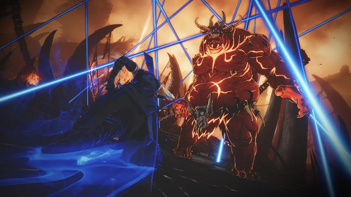 Sung Jinwoo en plein combat dans Solo Leveling: ARISE OVERDRIVE sur PS5 et Xbox Series X|S