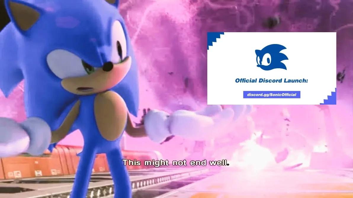 Modération et salons verrouillés sur le Discord officiel Sonic