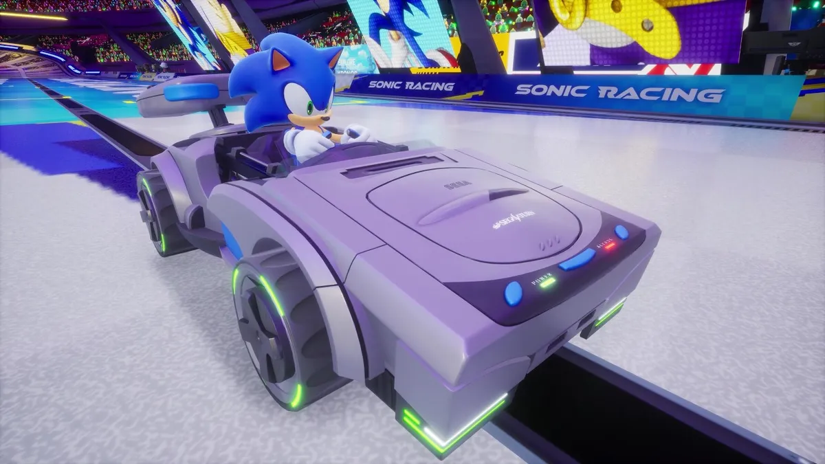 Sonic kart console Sega Saturn