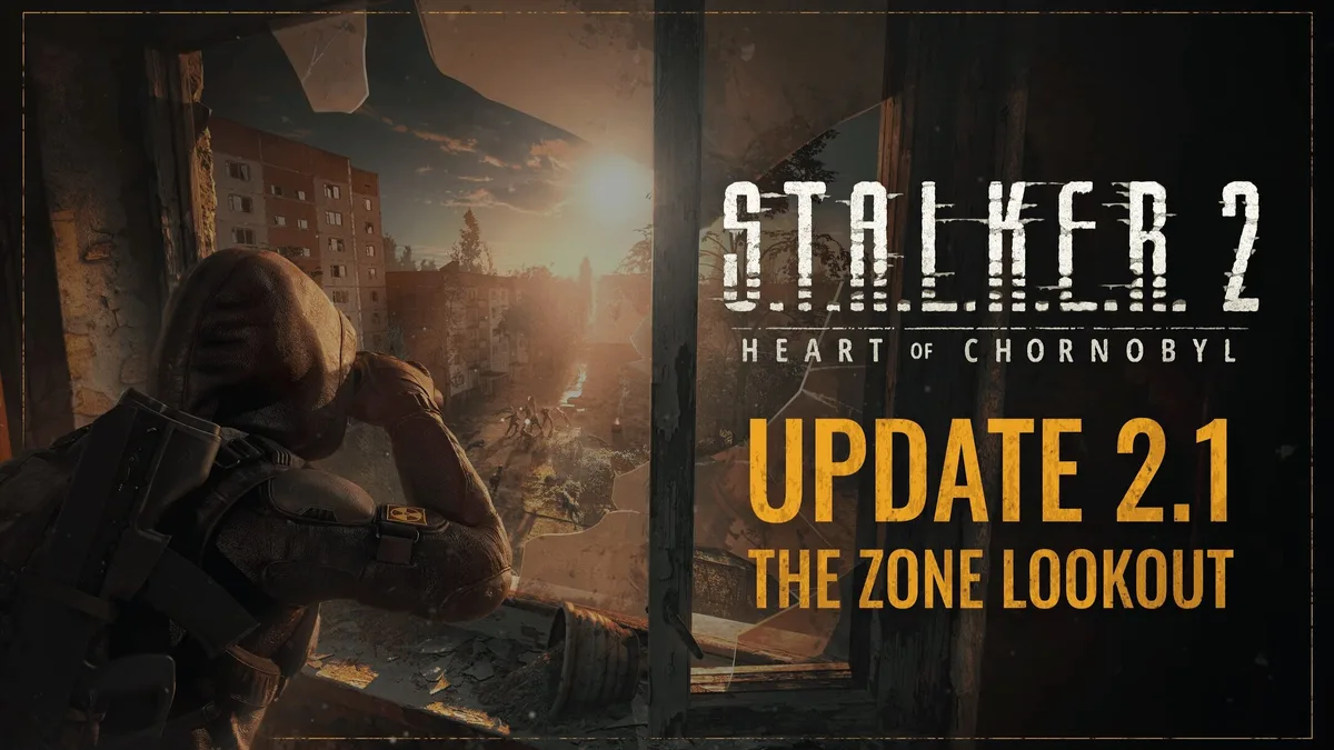 S.T.A.L.K.E.R. 2: Heart of Chornobyl illustration officielle de la mise à jour 2.1 The Zone Lookout avec jumelles