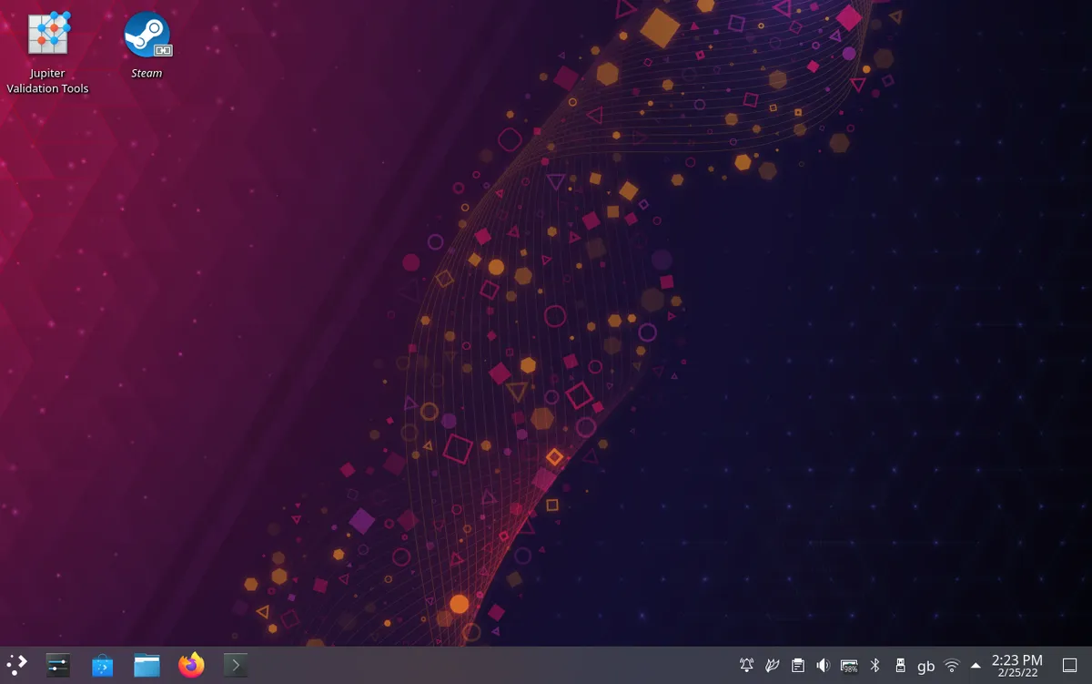 Bureau SteamOS Steam Deck