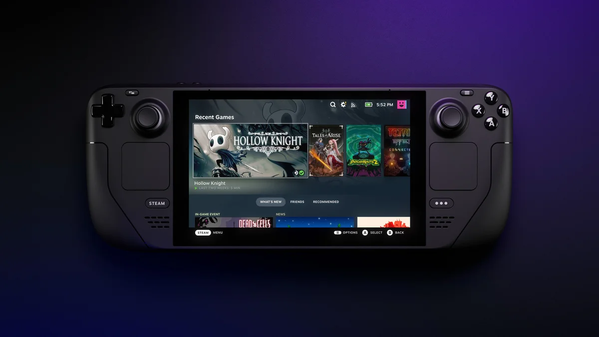 Interface Steam Big Picture Mode et Steam Input sur PC et Steam Deck