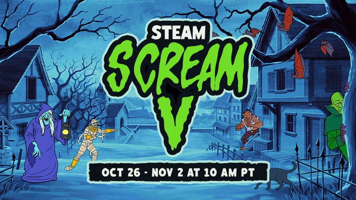 Festival Steam Scream 5 soldes Halloween jeux horreur PC