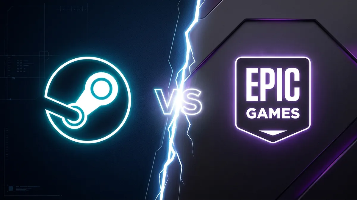 Confrontation Steam vs Epic Games Store