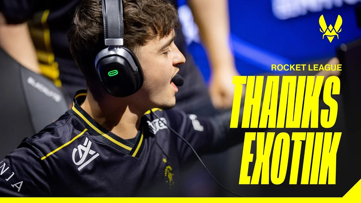 Brice ExoTiiK Bigeard sous le maillot de Team Vitality lors de la saison RLCS 2026