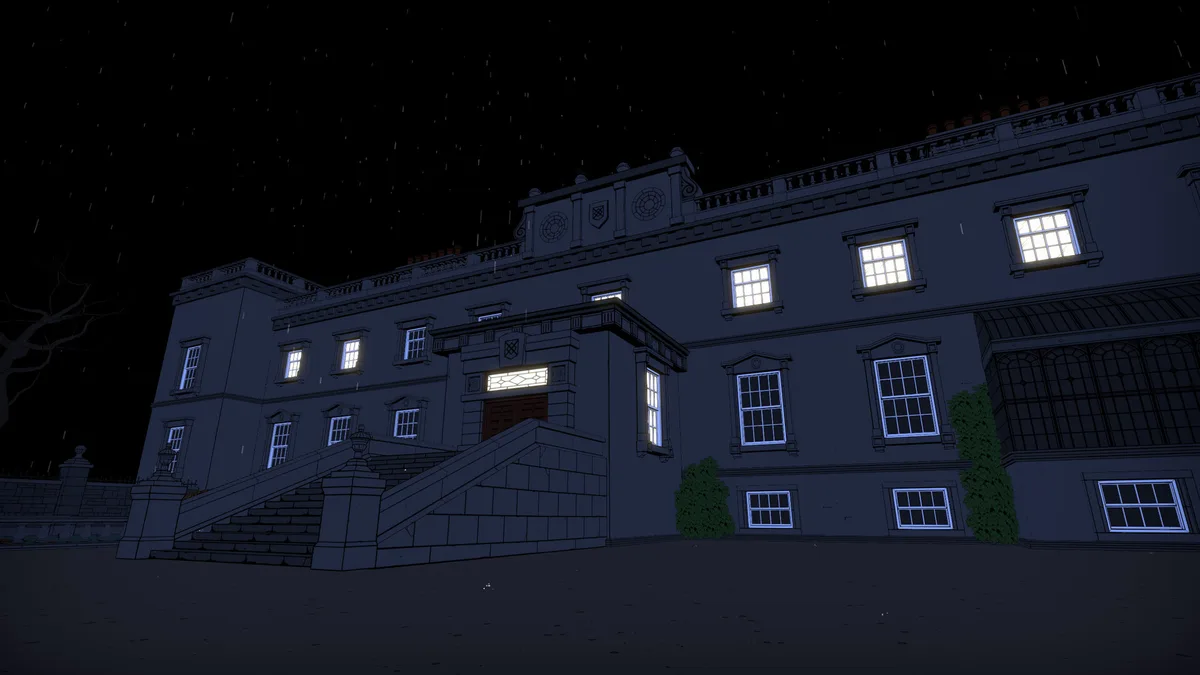 Exploration et interrogatoires dans The Séance of Blake Manor sur PS5 et Xbox Series X|S