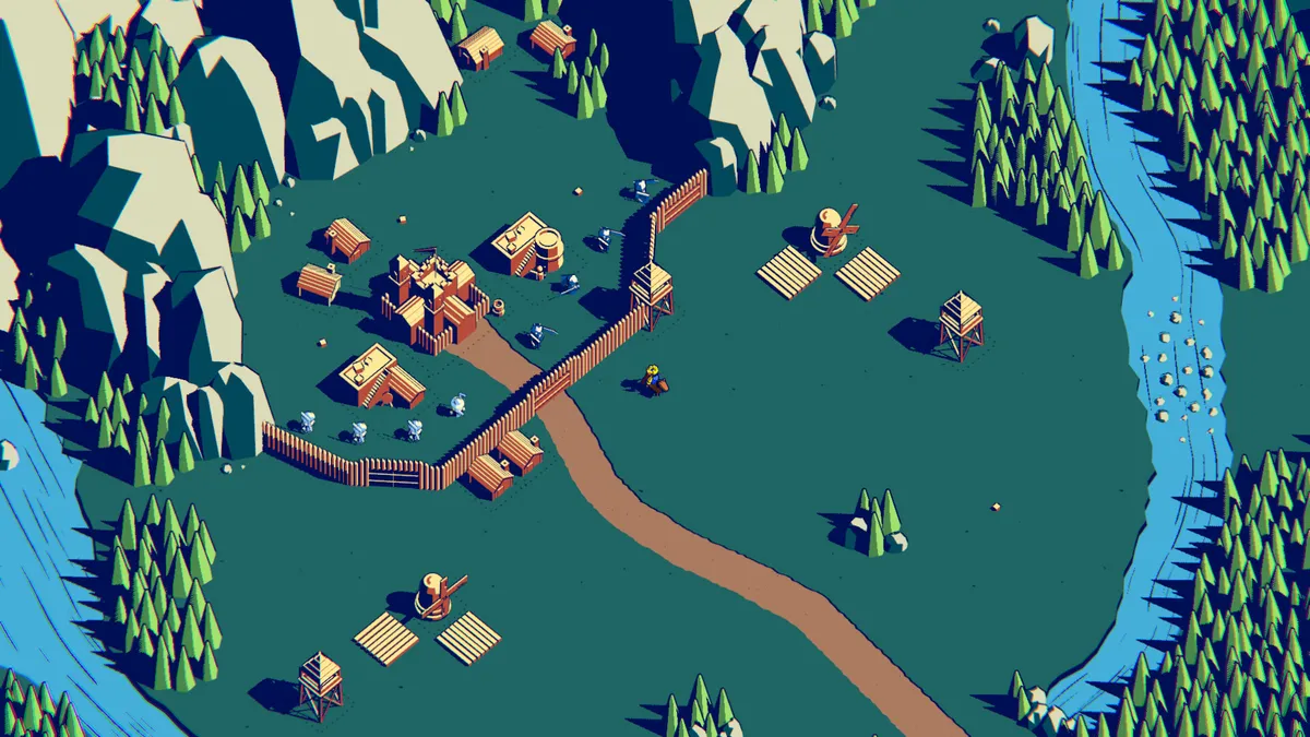 Défense nocturne du royaume à cheval dans Thronefall sur Xbox Game Pass en novembre 2026