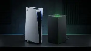 Consoles PS5 et Xbox Series X cote a cote