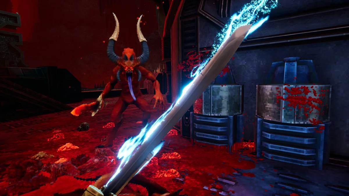 Combat sanglant contre les démons du Chaos dans Warhammer 40,000: Boltgun 2