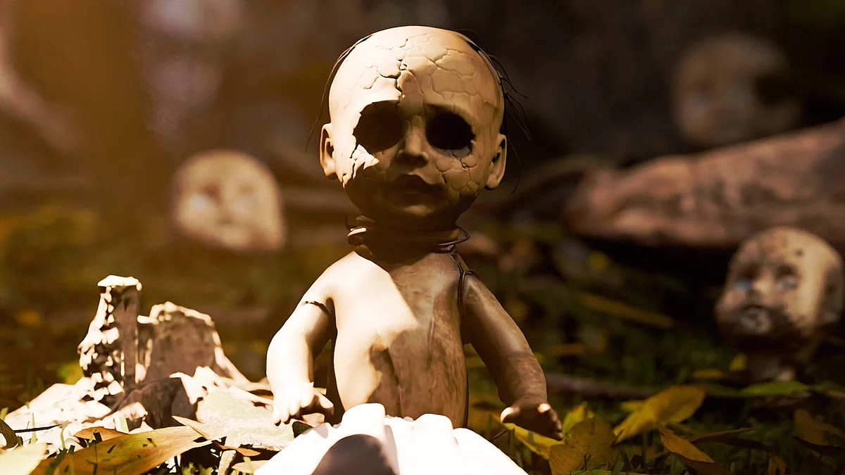 Poupees brisees dans le jeu d'horreur Where Dolls Hang inspire de l'Ile aux Poupees de Xochimilco