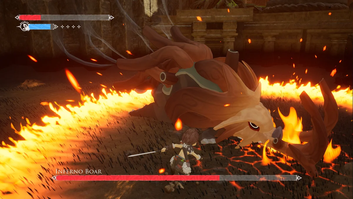 Séquence de gameplay de Winds of Viridia montrant l'exploration de la vallée sauvage sur Nintendo Switch 2 et Steam