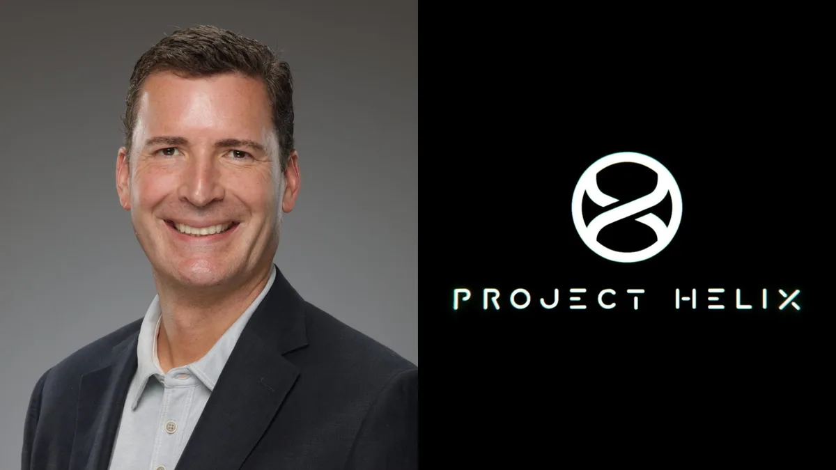Mike Ybarra ancien dirigeant Xbox et logo officiel de la console Xbox Project Helix