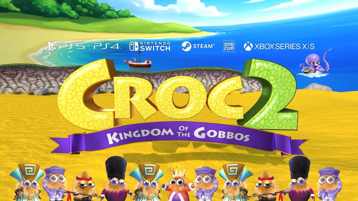 Croc 2 Kingdom of the Gobbos Remaster par Argonaut Games sur Xbox Series X|S et Xbox One