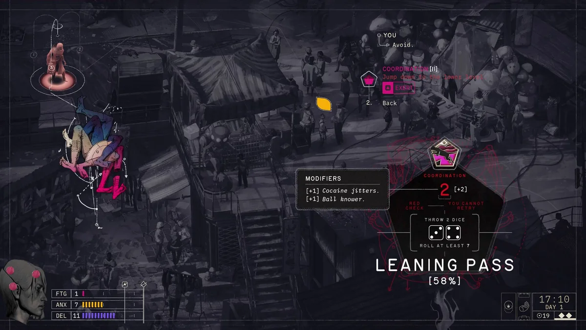 Zero Parades Director's Cut gameplay dialogue et enquête à Portofiro
