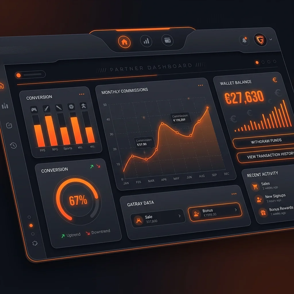 Dashboard affiliation Instant Gaming